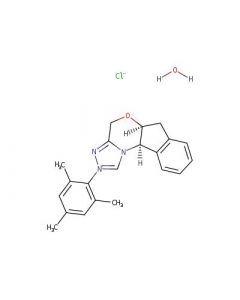 Astatech (5AS,10BR)-5A,10B-DIHYDRO-2-(2,4,6-TRIMETHYLPHENYL)-4H,6H-INDENO[2,1-B]-1,2,4-TRIAZOLO[4,3-D]-1,4-OXAZINIUM CHLORIDE HYDRATE, 95.00% Purity, 0.25G